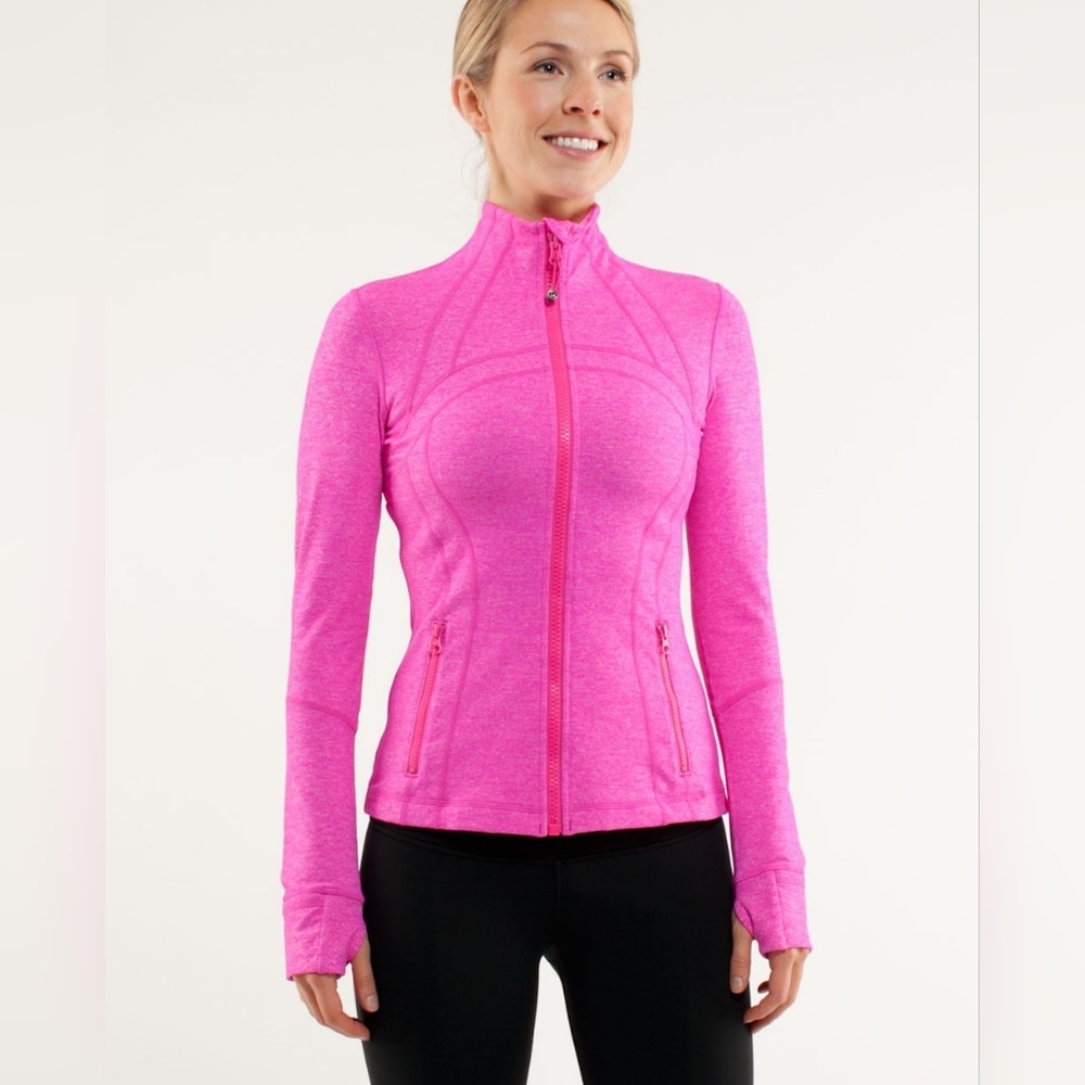Women's Pink Zip-Up Jacket - Picture 1 of 12